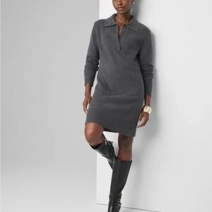 White House Black Market Collared Polo Sweater Dress – Size XS – NWT